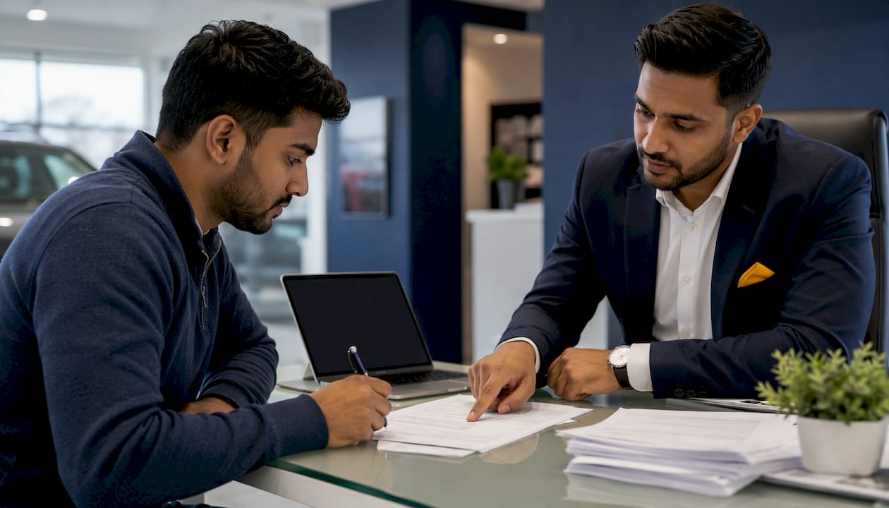 Car buyer pressured by dealer over finance documents