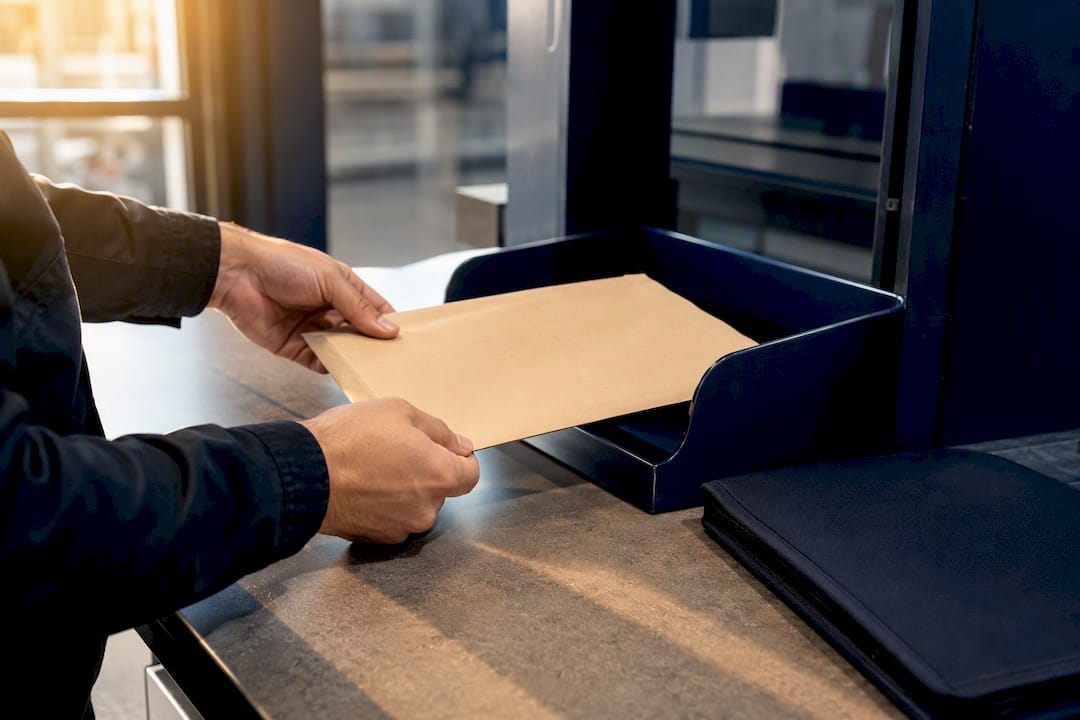 Driver submitting lender complaint by post