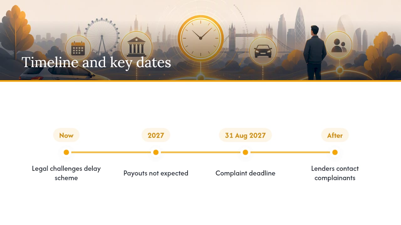 Timeline, legal challenges and what payouts might look like — overview diagram