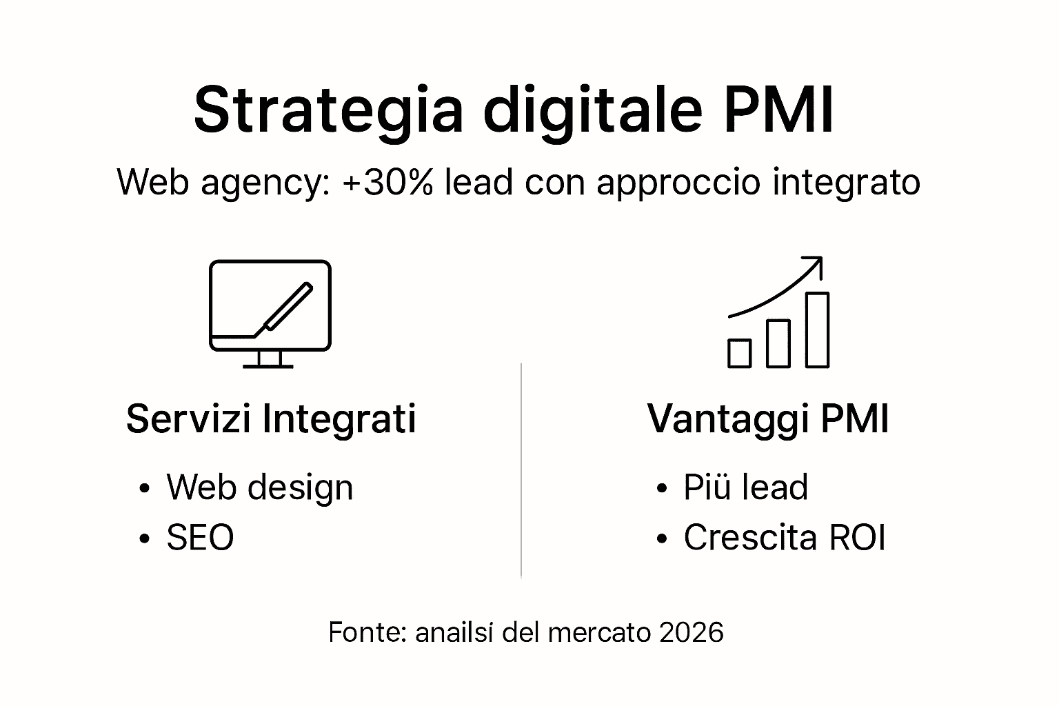 Infografica: come costruire una strategia digitale completa per le piccole e medie imprese