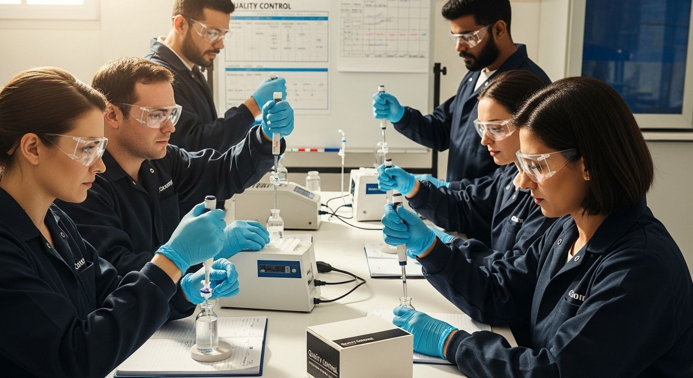 industrial titration quality control