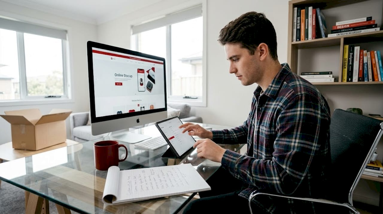 Entrepreneur tests ecommerce website navigation