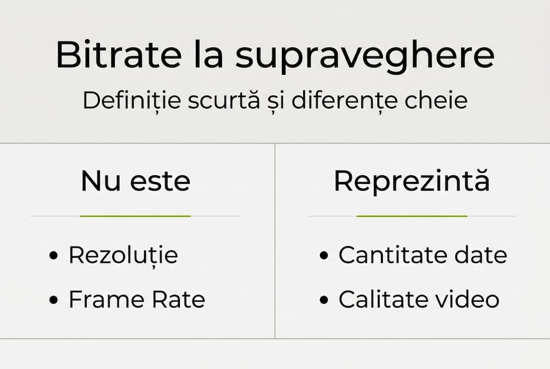 Infografic: Ce trebuie să știi despre bitrate și elementele esențiale ale sistemelor CCTV