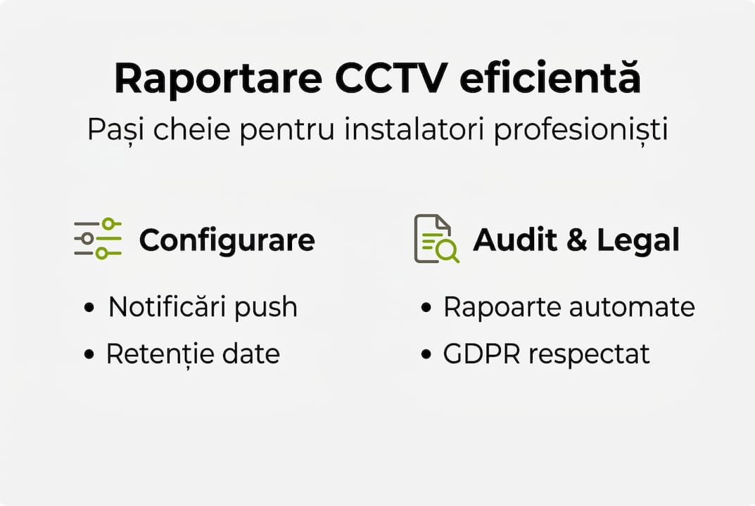 Infografic: Cum să raportezi corect imaginile de pe camerele de supraveghere – pașii de bază