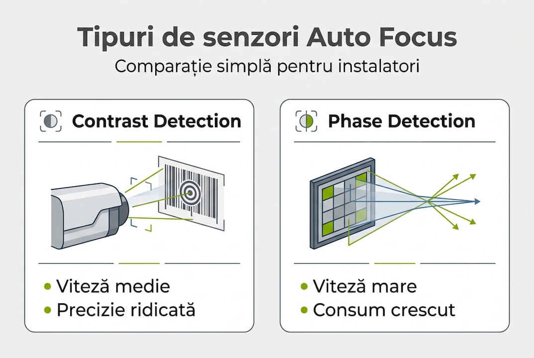 Infografic: Ce trebuie să știi despre senzorii auto focus utilizați în camerele CCTV