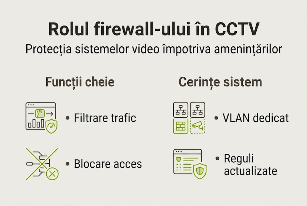 Infografic: De ce este important firewall-ul pentru securitatea sistemelor CCTV