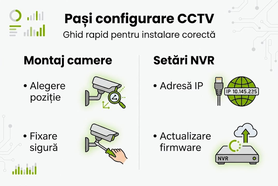 Infografic: cum îți setezi pas cu pas propriul sistem de supraveghere