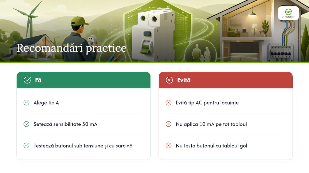 Perspectiva autorului: de ce tip A și 30 mA sunt alegerea practică — overview diagram