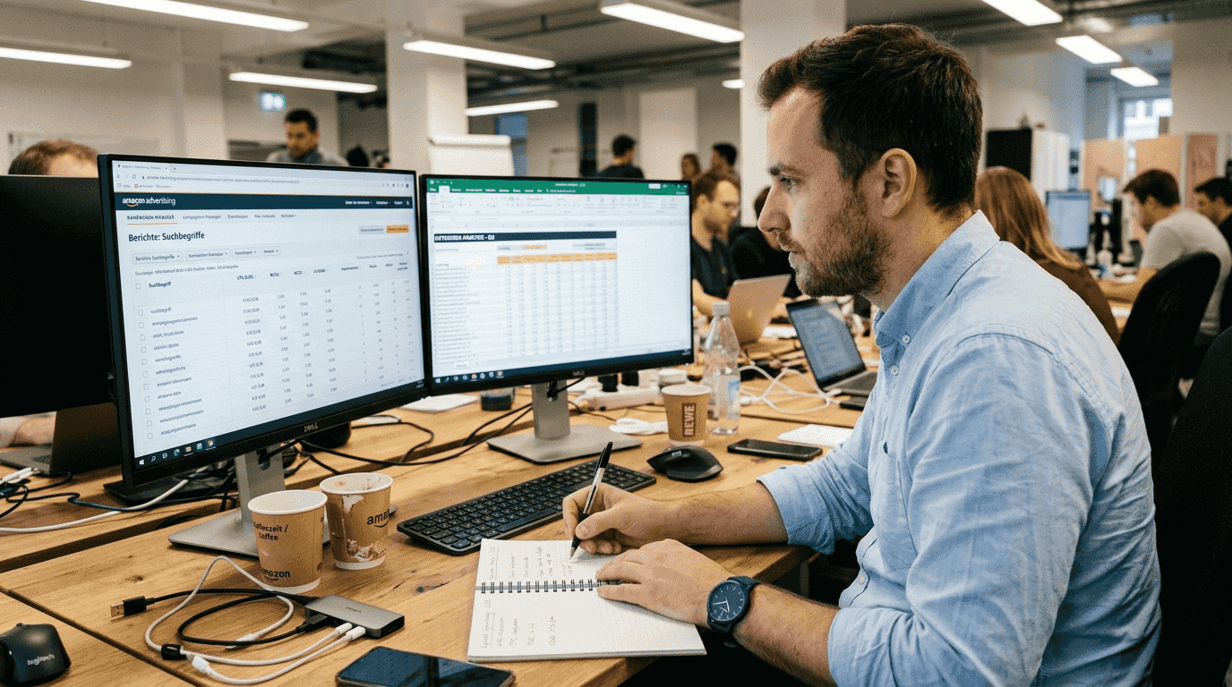 Ein Kampagnenmanager sorgt dafür, dass Amazon PPC-Anzeigen kontinuierlich verbessert und optimal ausgesteuert werden.