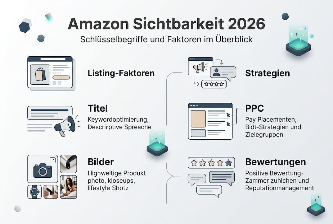 Amazon-Sichtbarkeit 2026: Wichtige Begriffe auf einen Blick (Infografik)