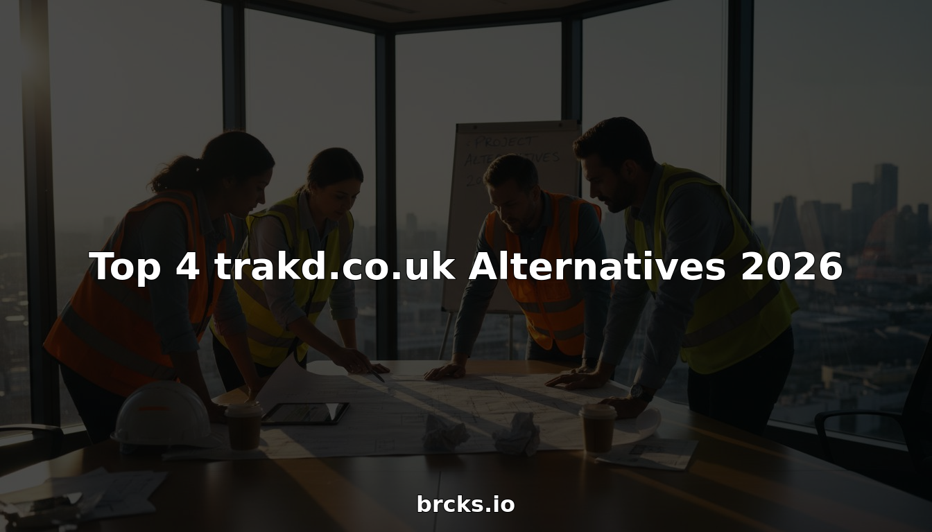 Construction managers discuss project alternatives in office