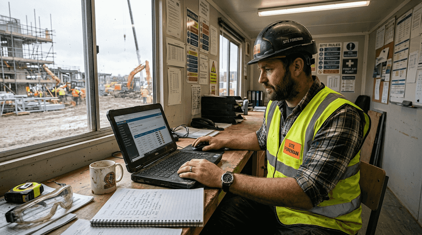 Foreman uses digital workflow management tool