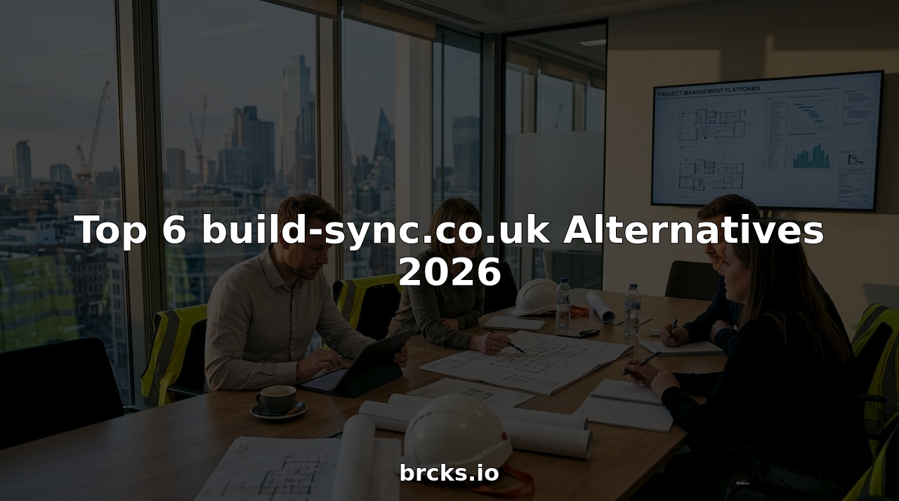 Construction managers collaborating on project platforms