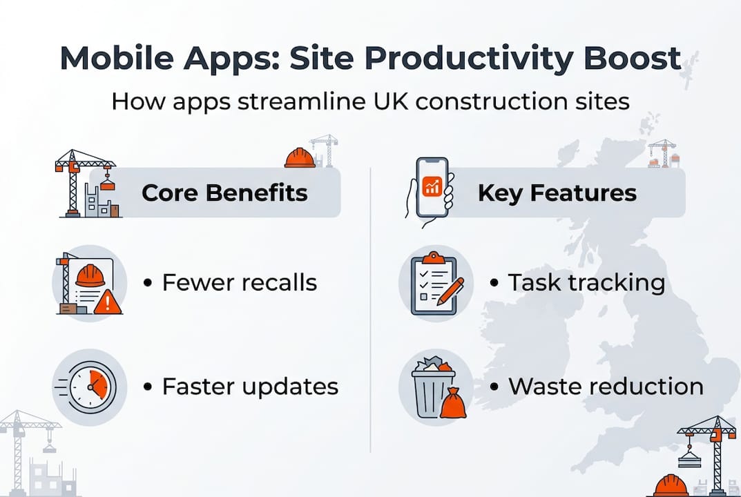 Infographic showing mobile apps’ site impact
