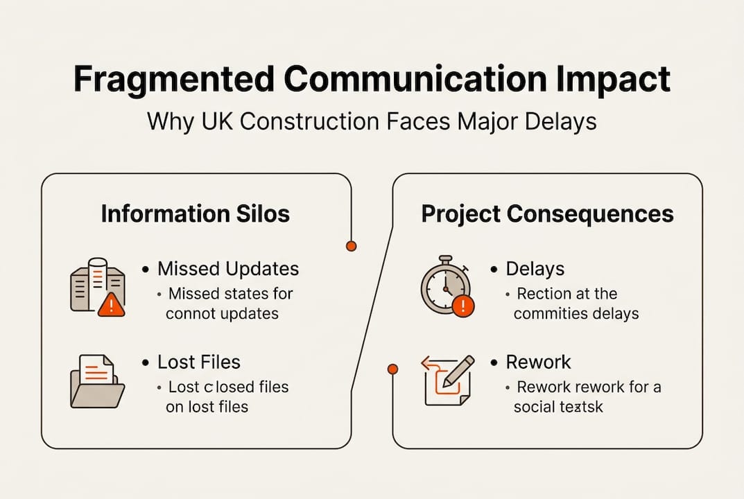 Infographic showing costs of fragmented communication