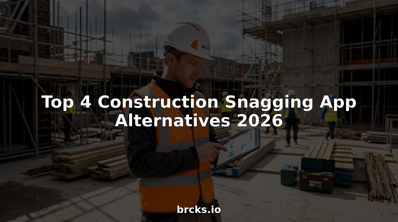 Construction manager using tablet on site