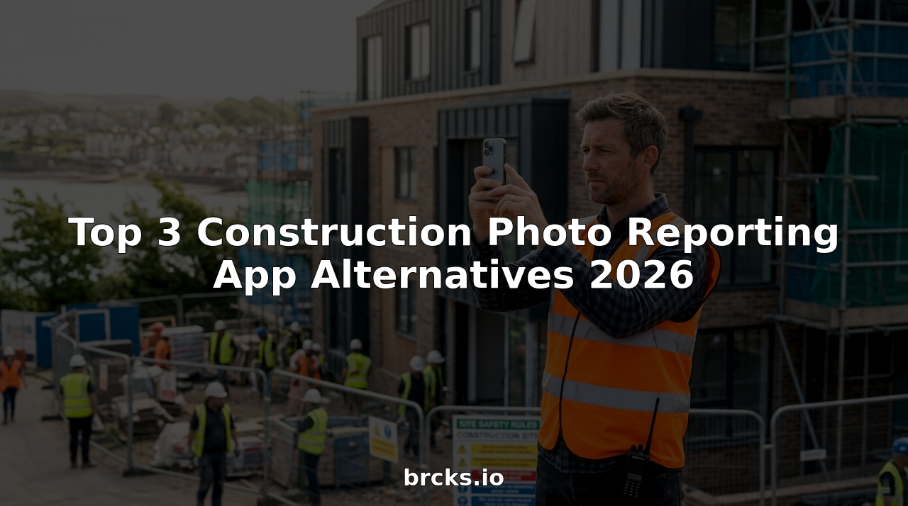 Project manager taking photo on construction site