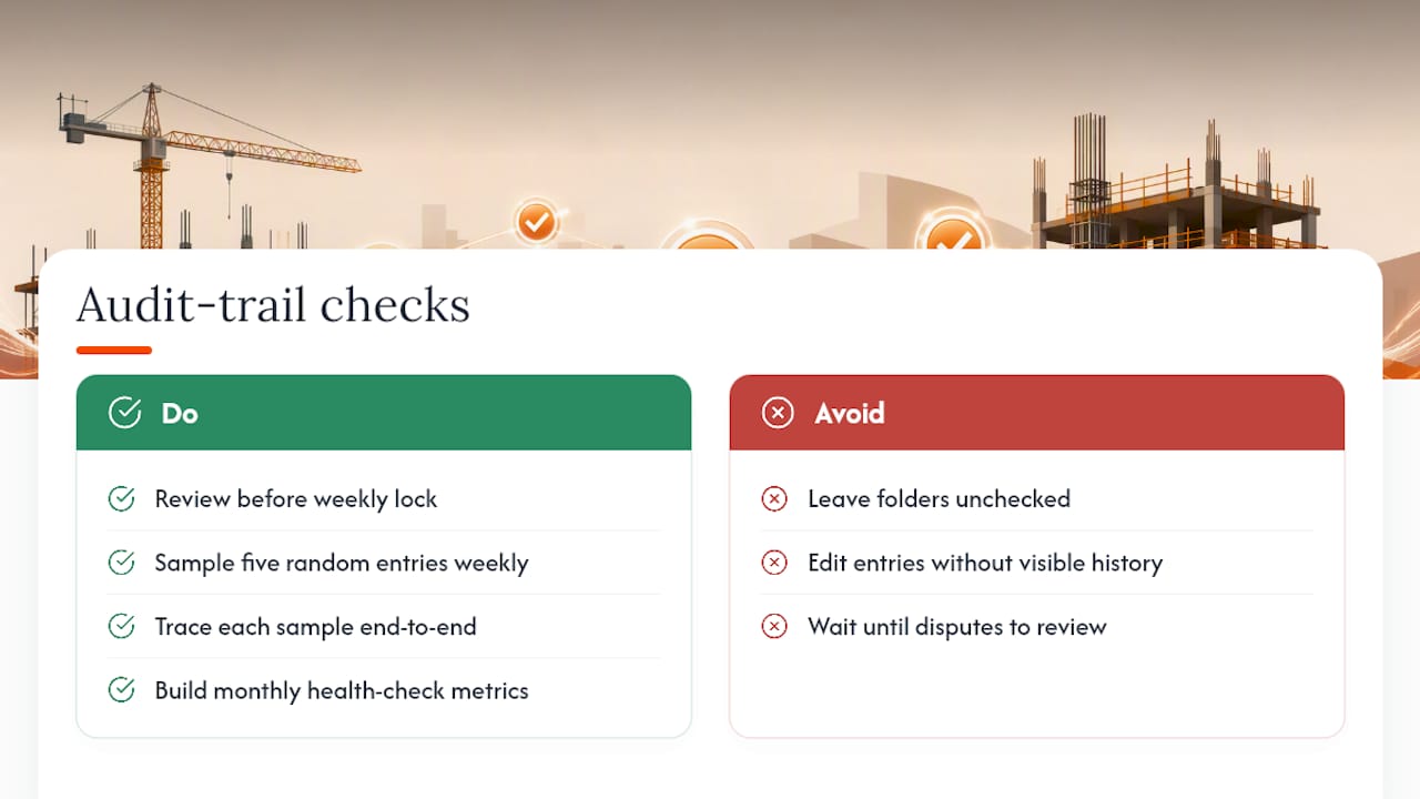 How do you audit the audit trail itself? — overview diagram