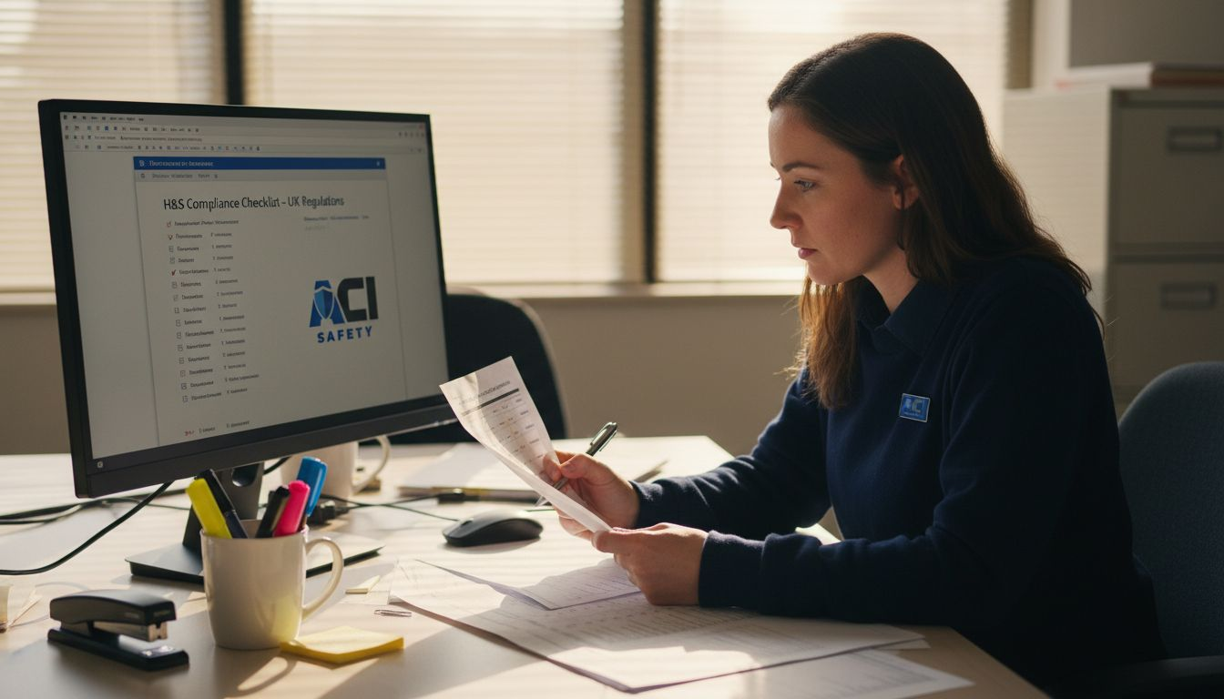 Coordinator compares checklist with regulations