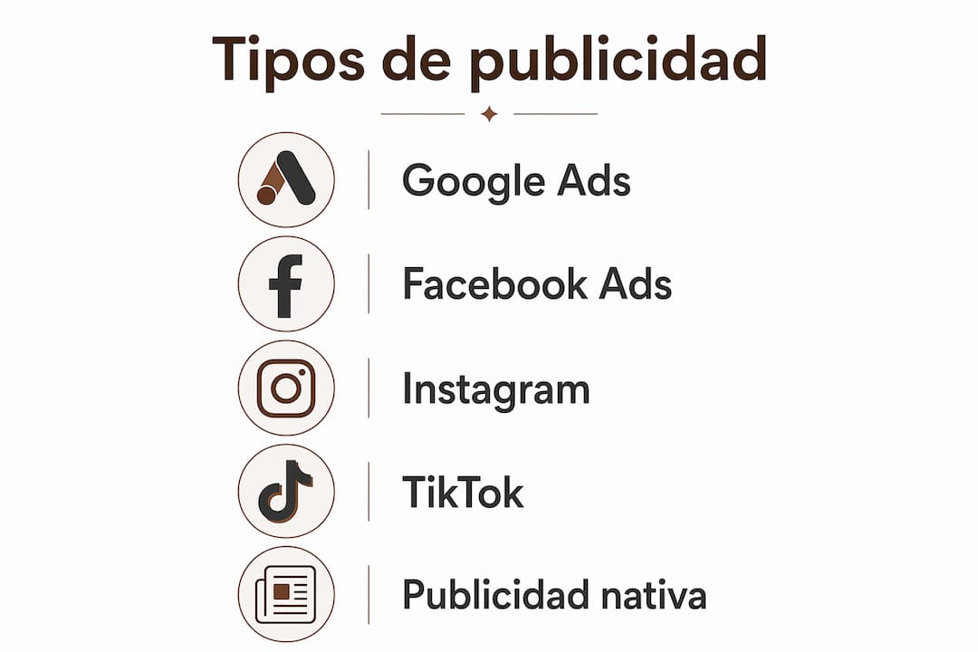 Infografía sobre los principales formatos de publicidad online
