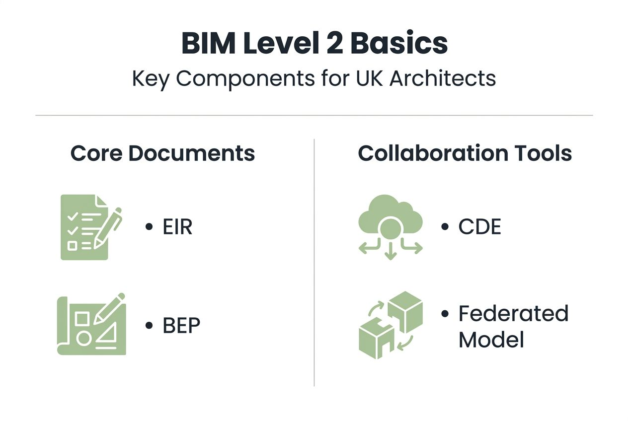 Infographic explains main BIM Level 2 components