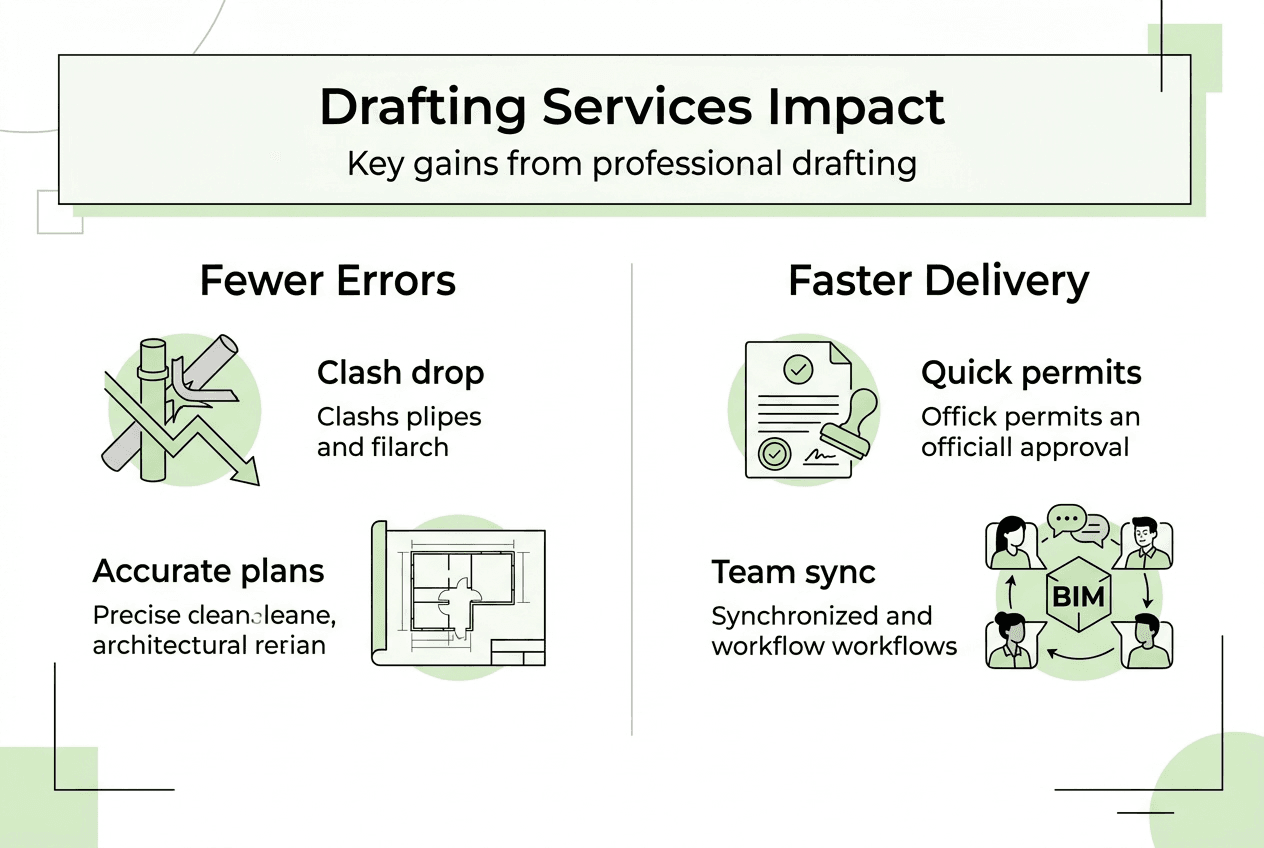 Infographic comparing drafting efficiency aspects