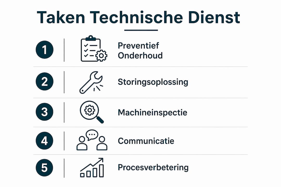 Infographic: een helder overzicht van de werkzaamheden van de technische dienst