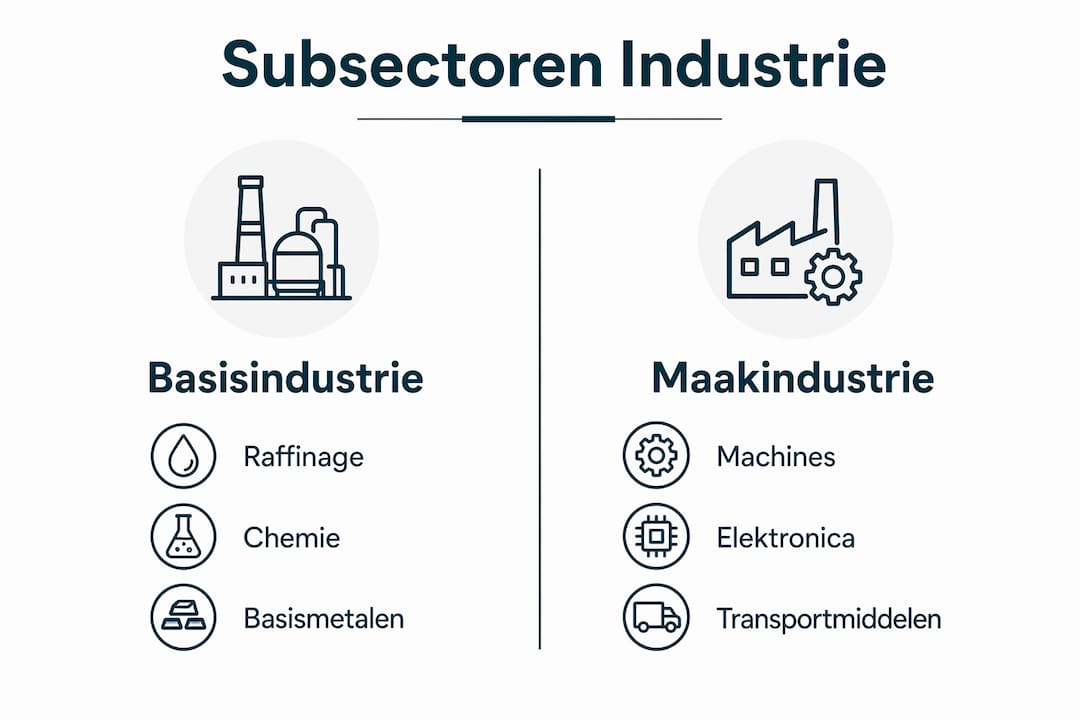 Infographic: een helder overzicht van de verschillende industriële sectoren in Nederland