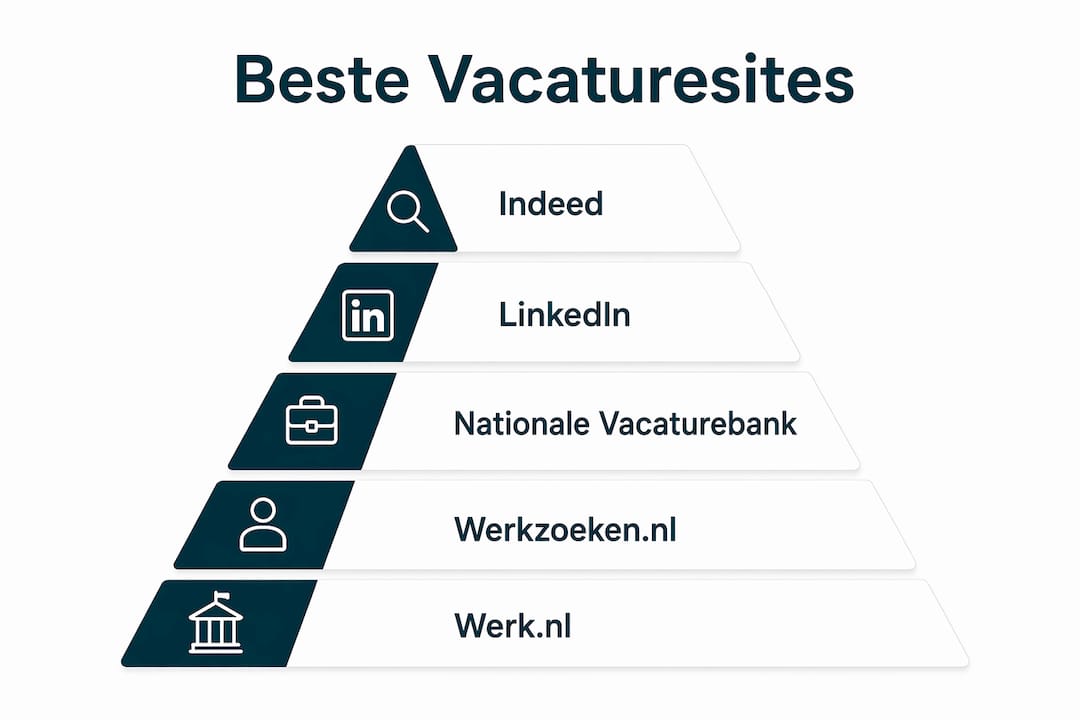 Infographic: De populairste vacaturesites van Nederland