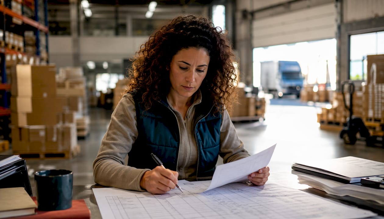 Logistiek coördinator die transportvraagstukken in goede banen leidt