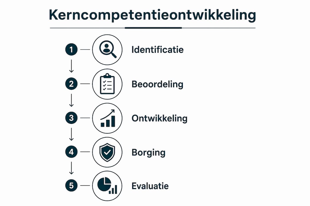 Infographic: hoe ontwikkel je kerncompetenties stap voor stap