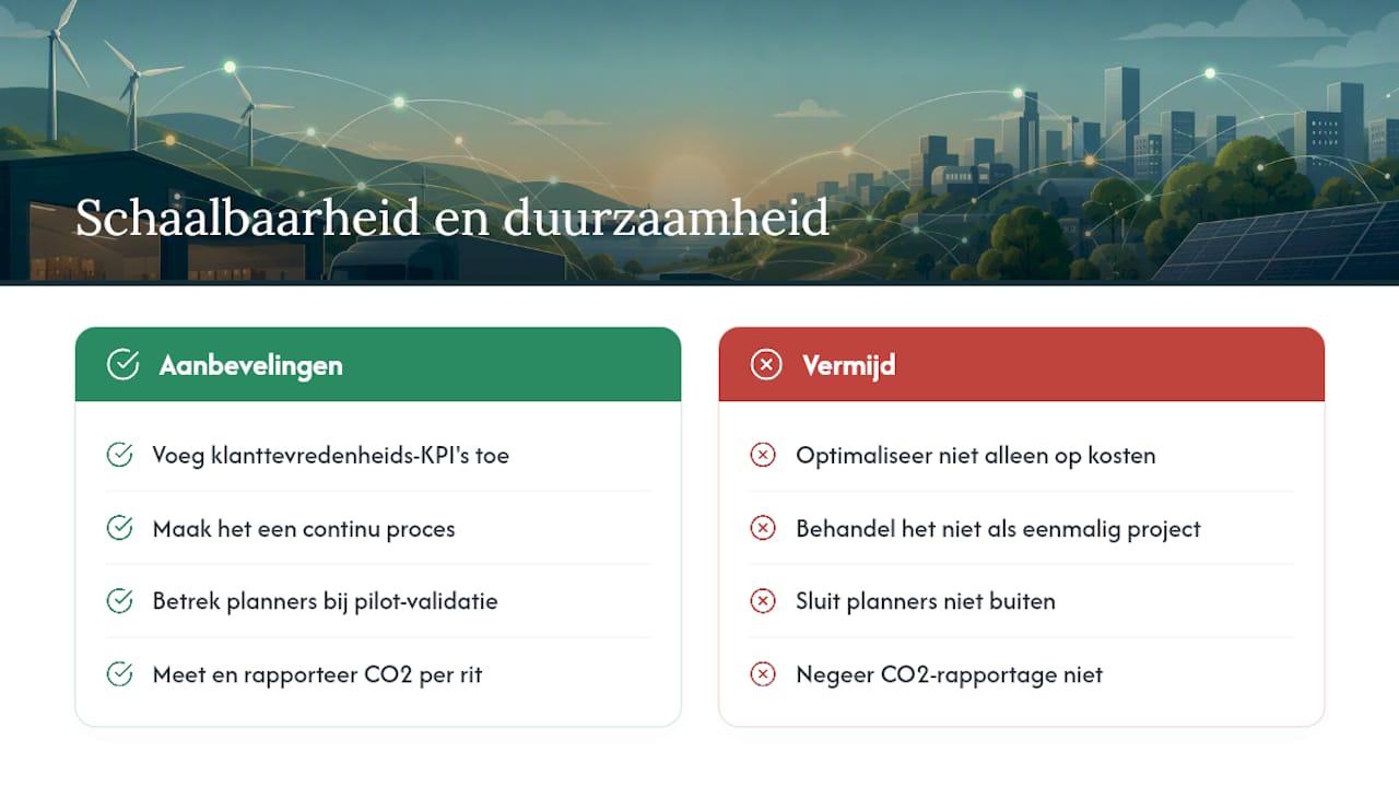 Wat zeggen experts over schaalbaarheid en duurzaamheid? — overview diagram