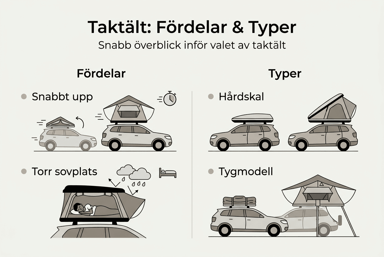 Upptäck fördelarna med taktält – en guide till olika modeller och vad som gör dem så populära