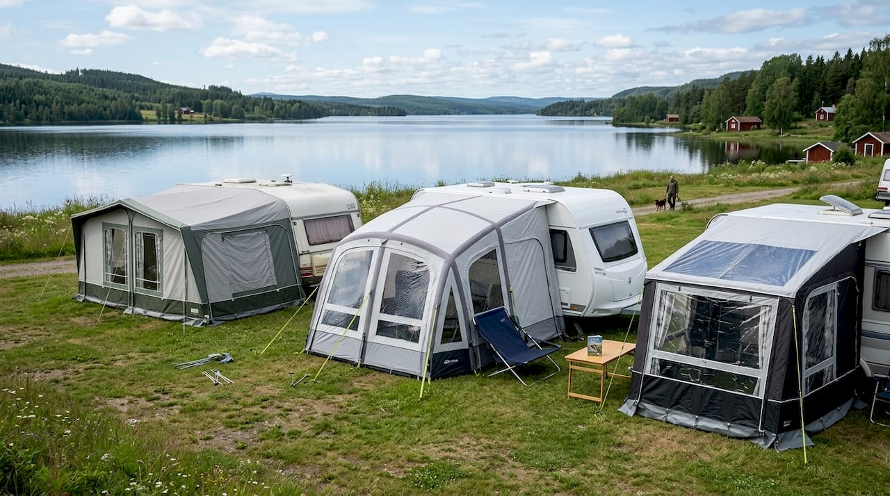 Så väljer du rätt förtält: tre olika modeller och material till campinglivet