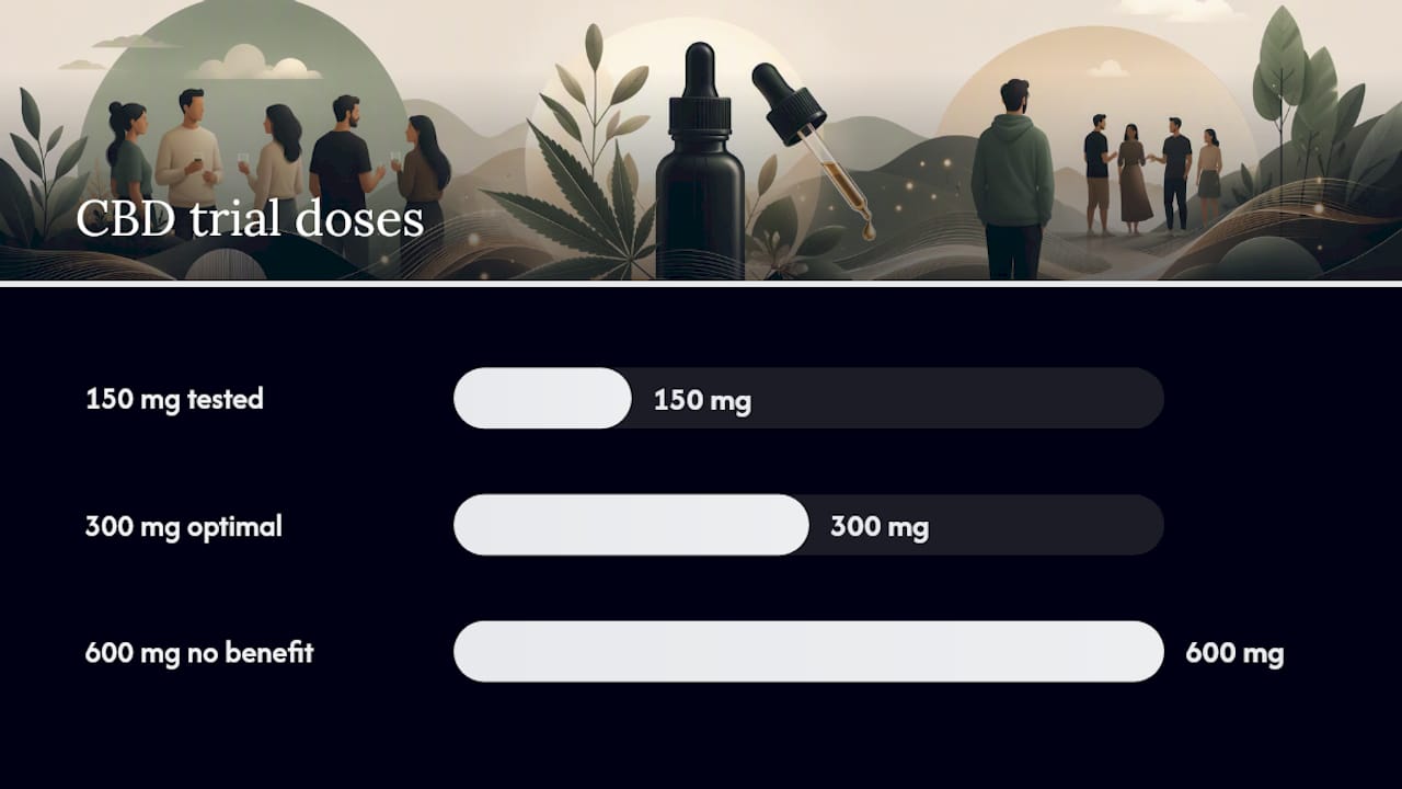How much CBD should you take for social anxiety? — overview diagram