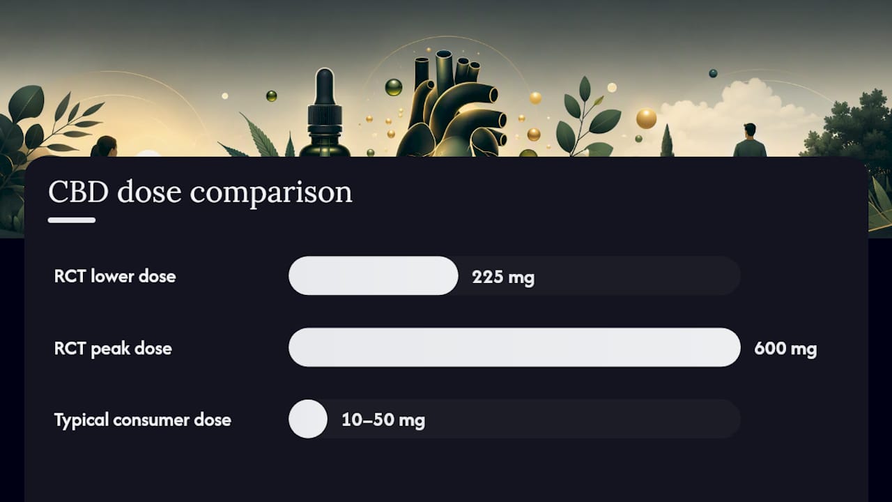 Trial doses versus what's actually in the bottle — overview diagram