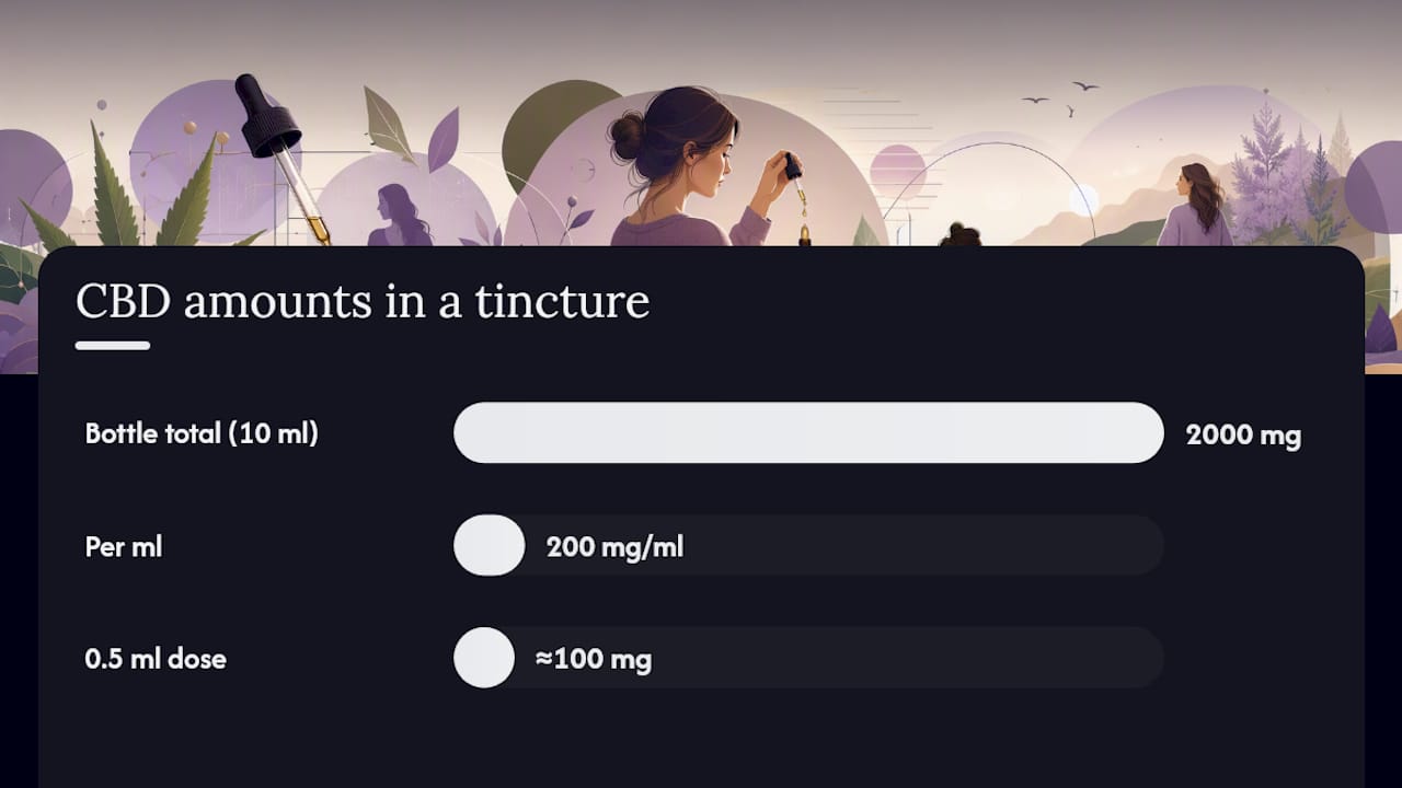 What should you check before buying a CBD product? — overview diagram