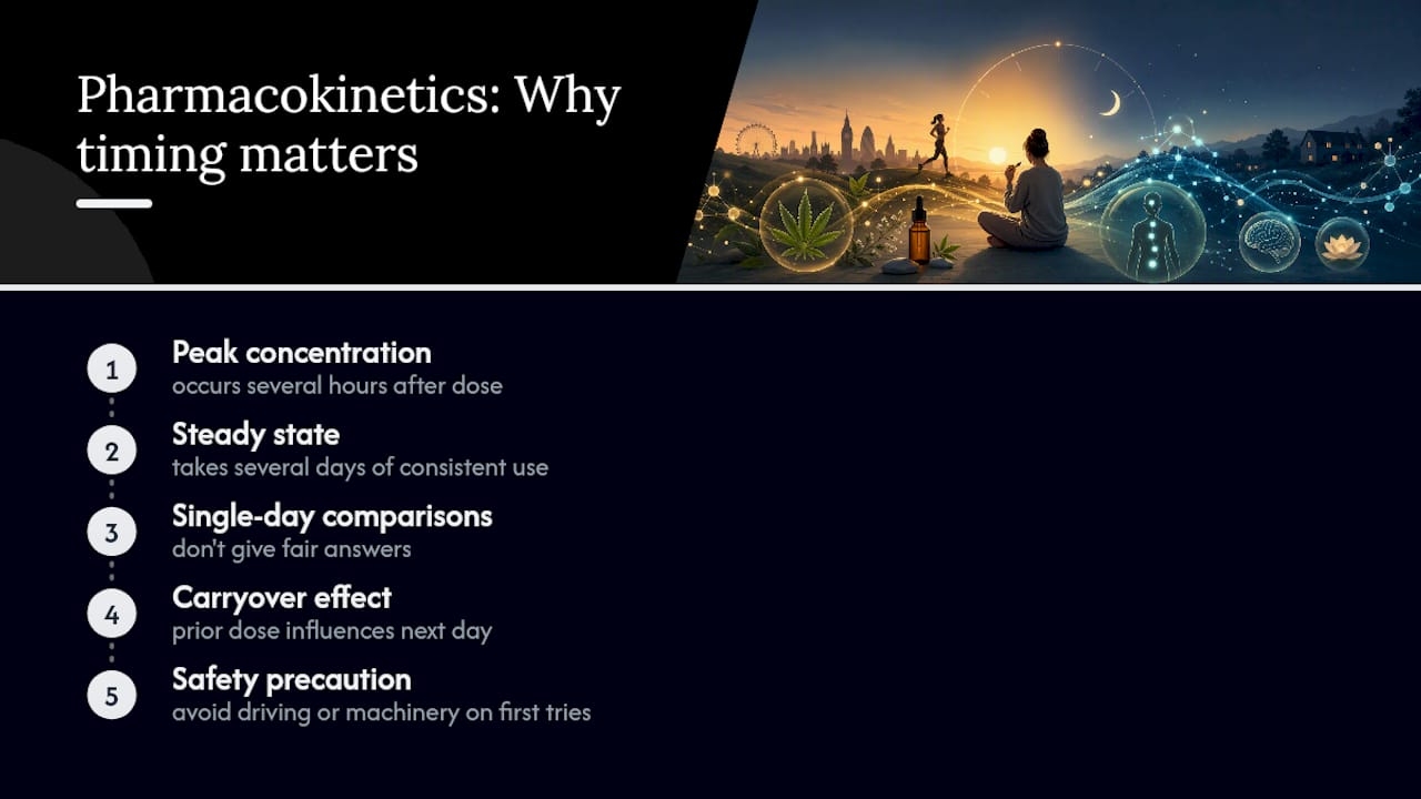 Why pharmacokinetics matters more than the clock on the wall — overview diagram
