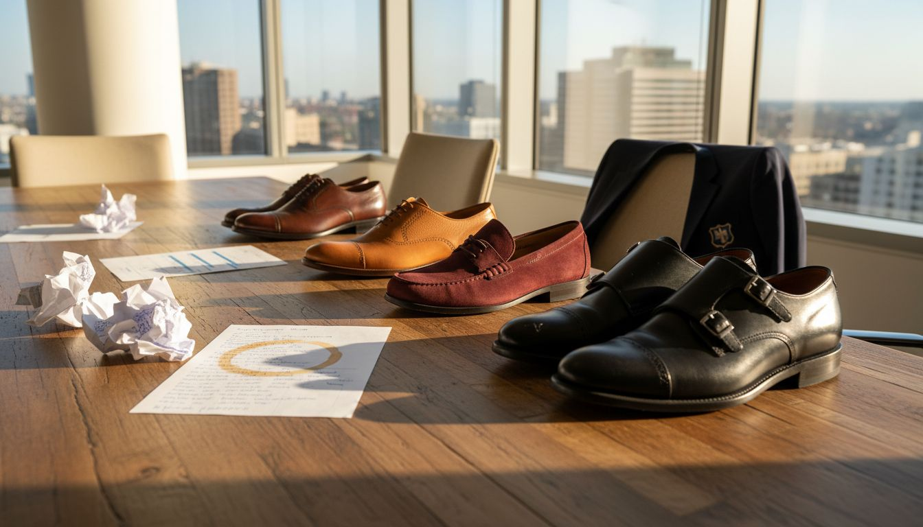 Four classic dress shoe styles for consultants
