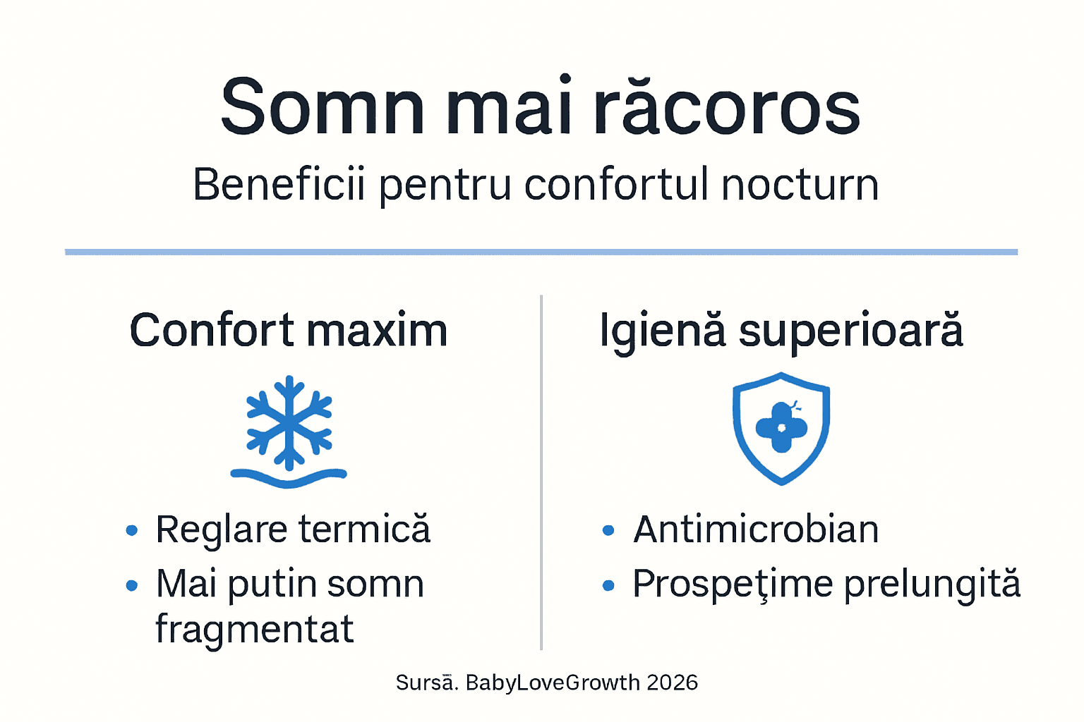 Infografic: Avantajele lenjeriei de pat cu efect răcoritor