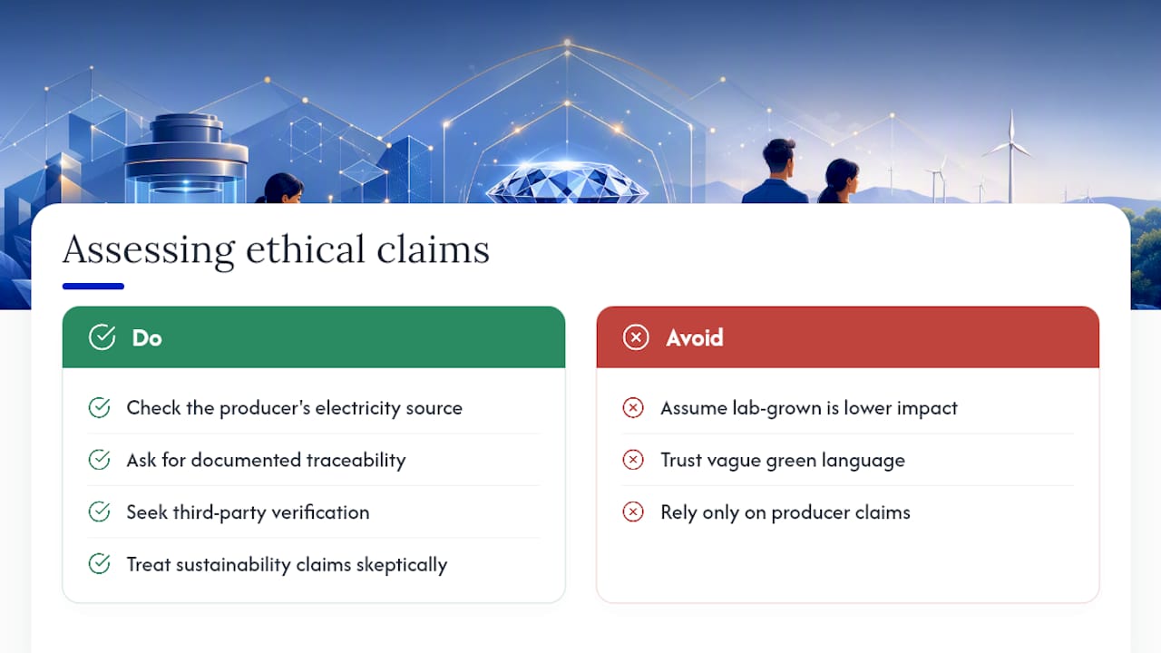 Are lab-grown diamonds actually the ethical choice? — overview diagram