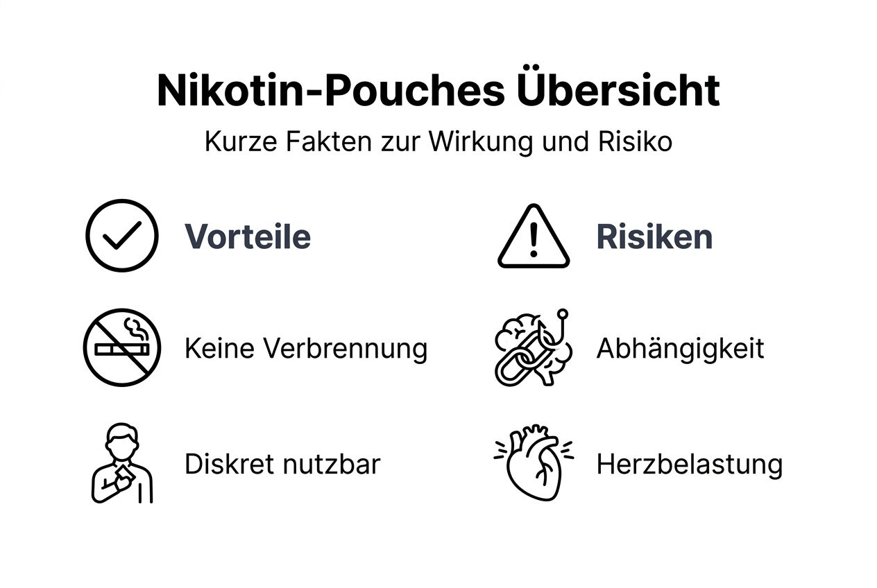 Infografik: Wie wirken Nikotinbeutel und welche Risiken gibt es?