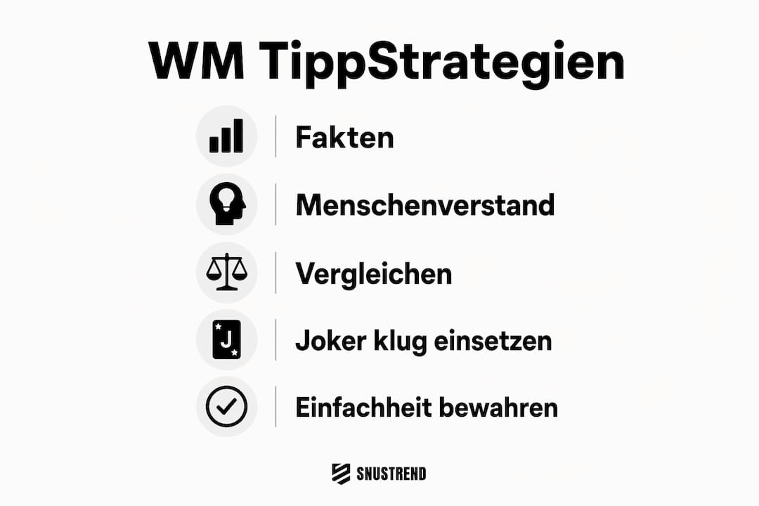 Schritt-für-Schritt-Anleitung: So tippst du bei Snustrend erfolgreich zur WM – Infografik mit den besten Strategien