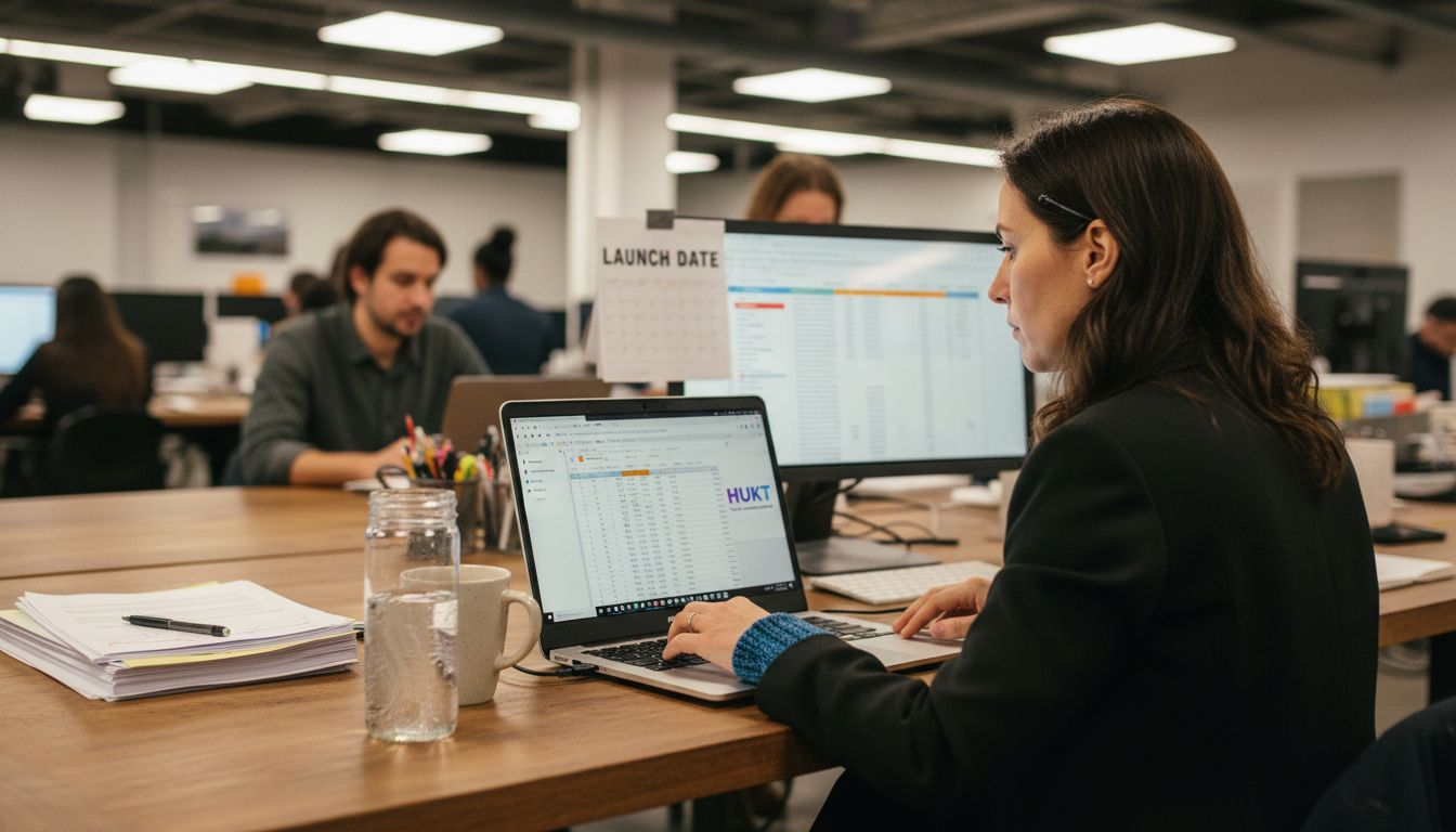 Marketer using automation for campaign setup