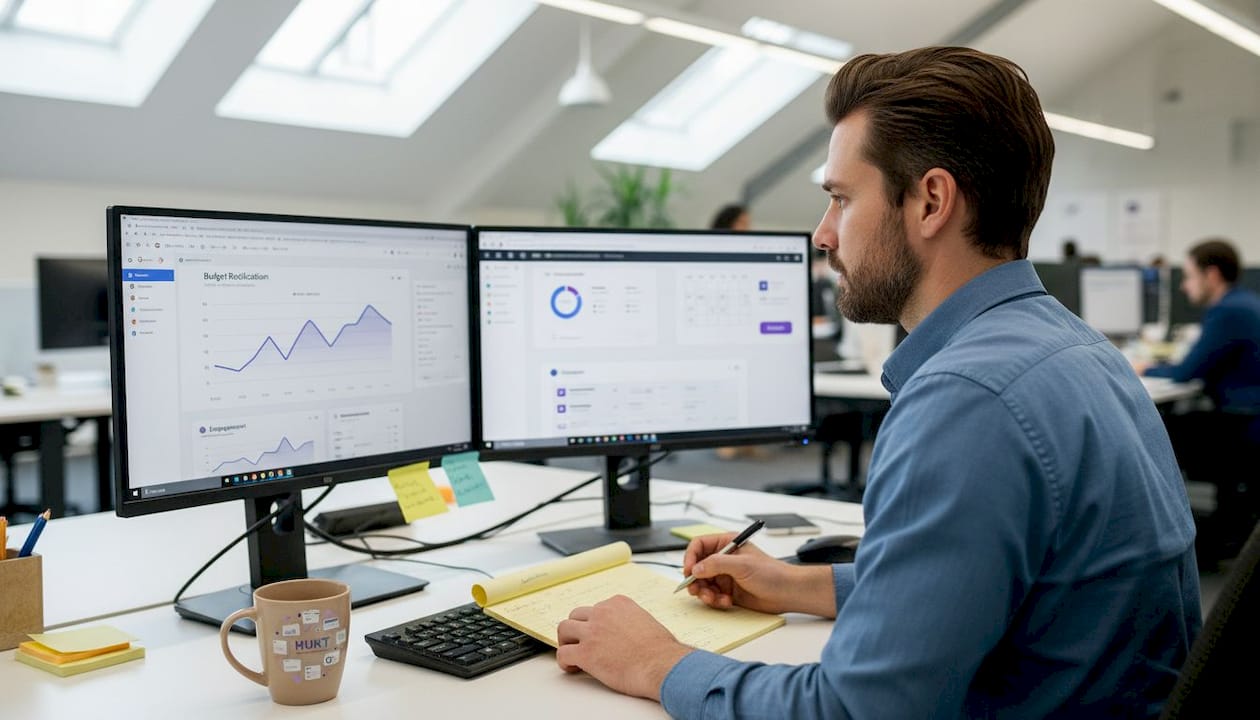 Analyst monitors campaign channels and notes data