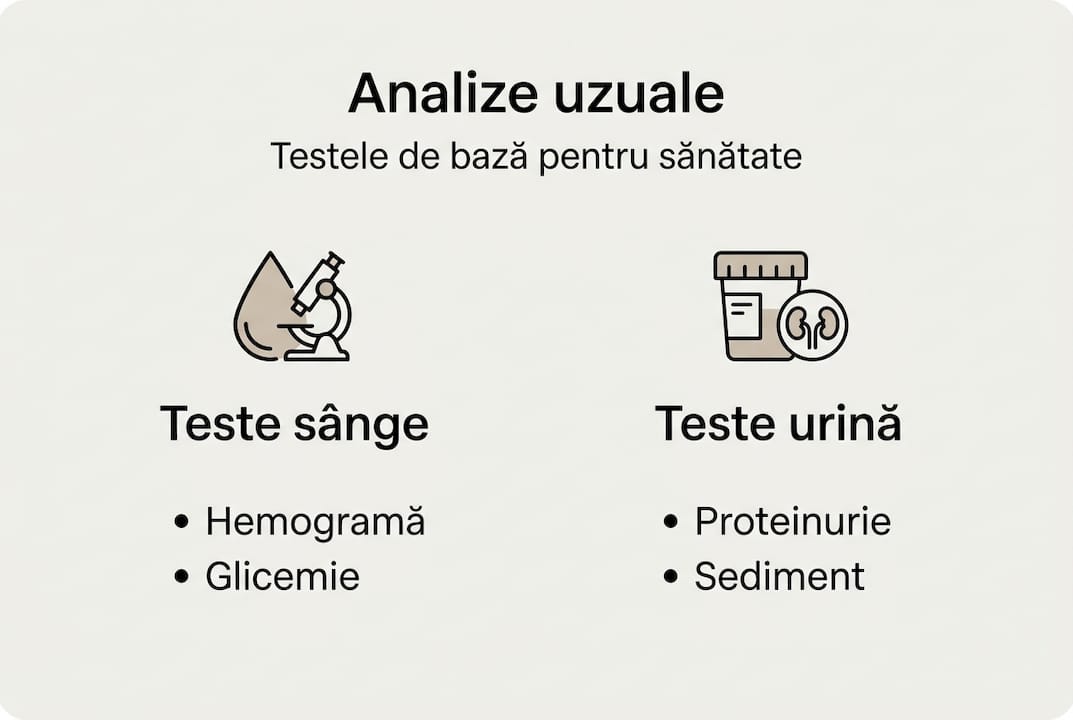 Ghid vizual al celor mai frecvente analize medicale