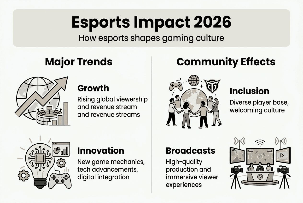 Infographic esports impact and key trends 2026