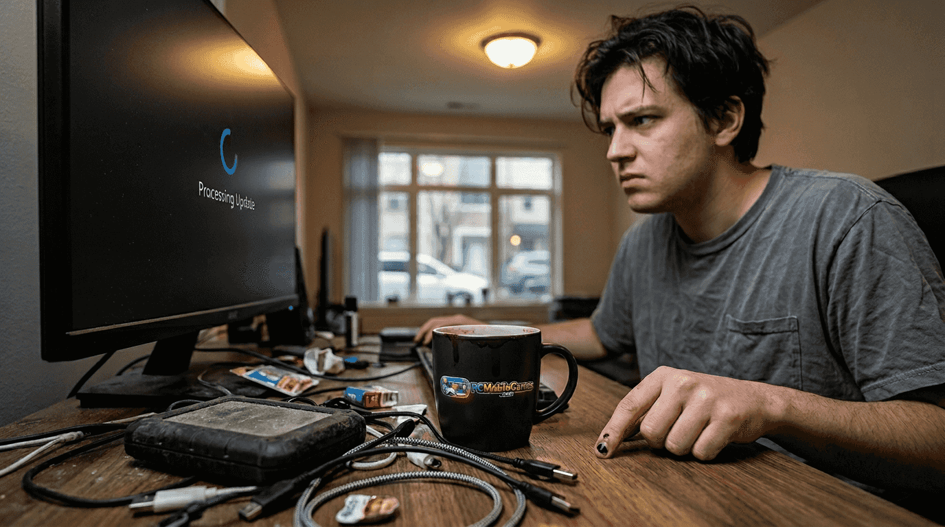 Game update slow due to disk operations