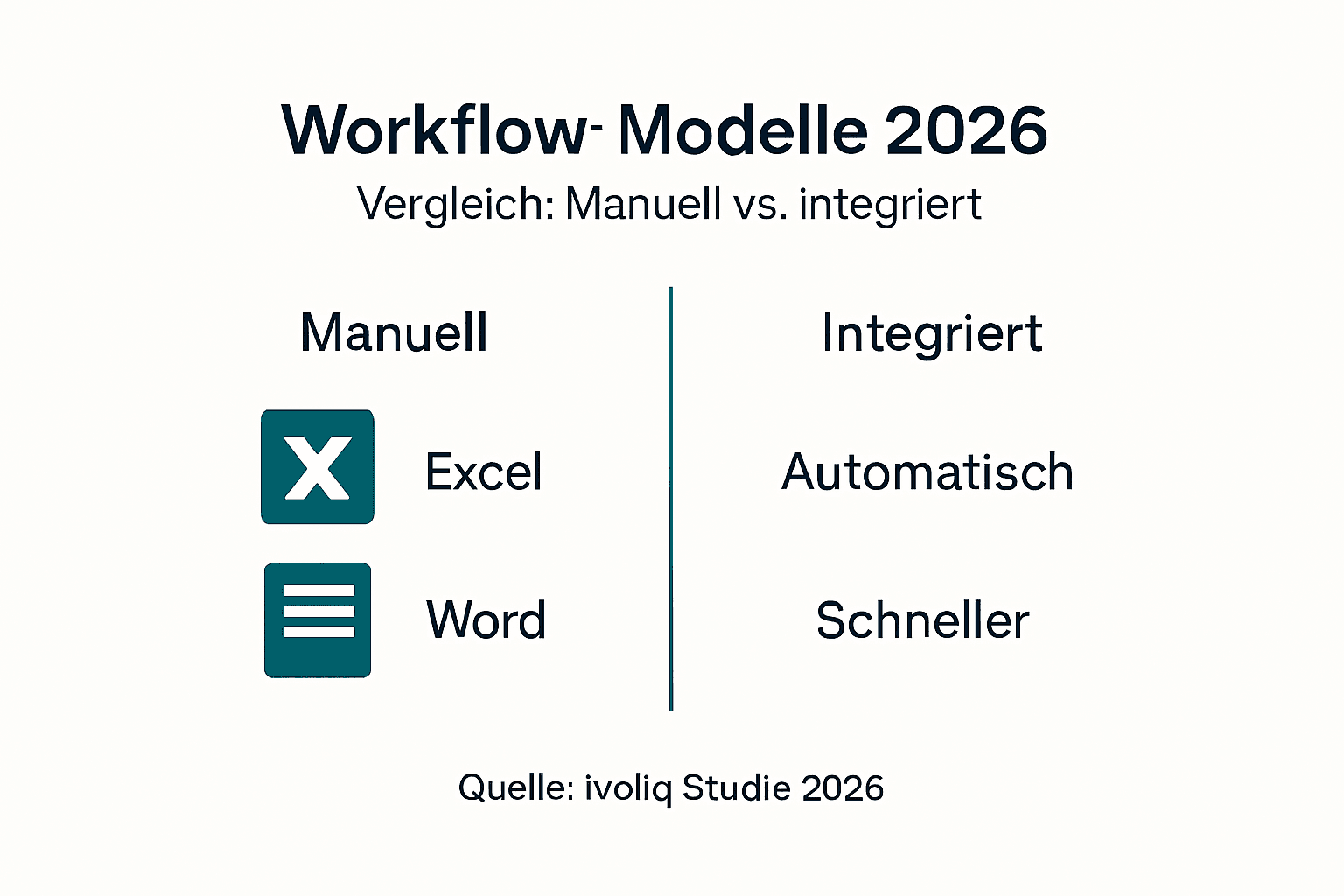 Infografik: Abrechnungsprozesse im Vergleich