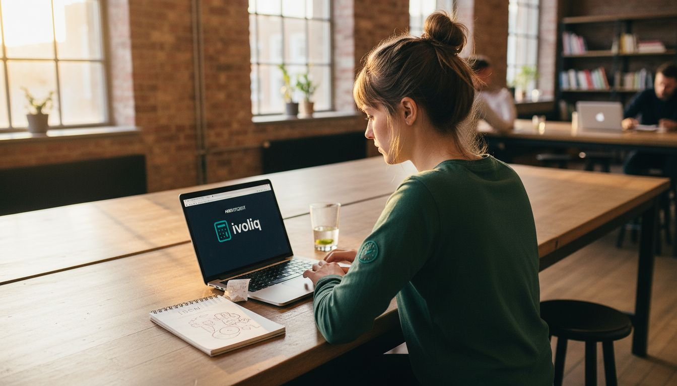 Viele Selbstständige erfassen ihre Arbeitszeiten direkt am Laptop.